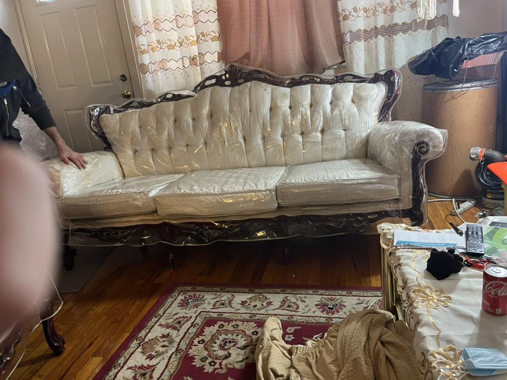 Custom slipcover craftsmanship